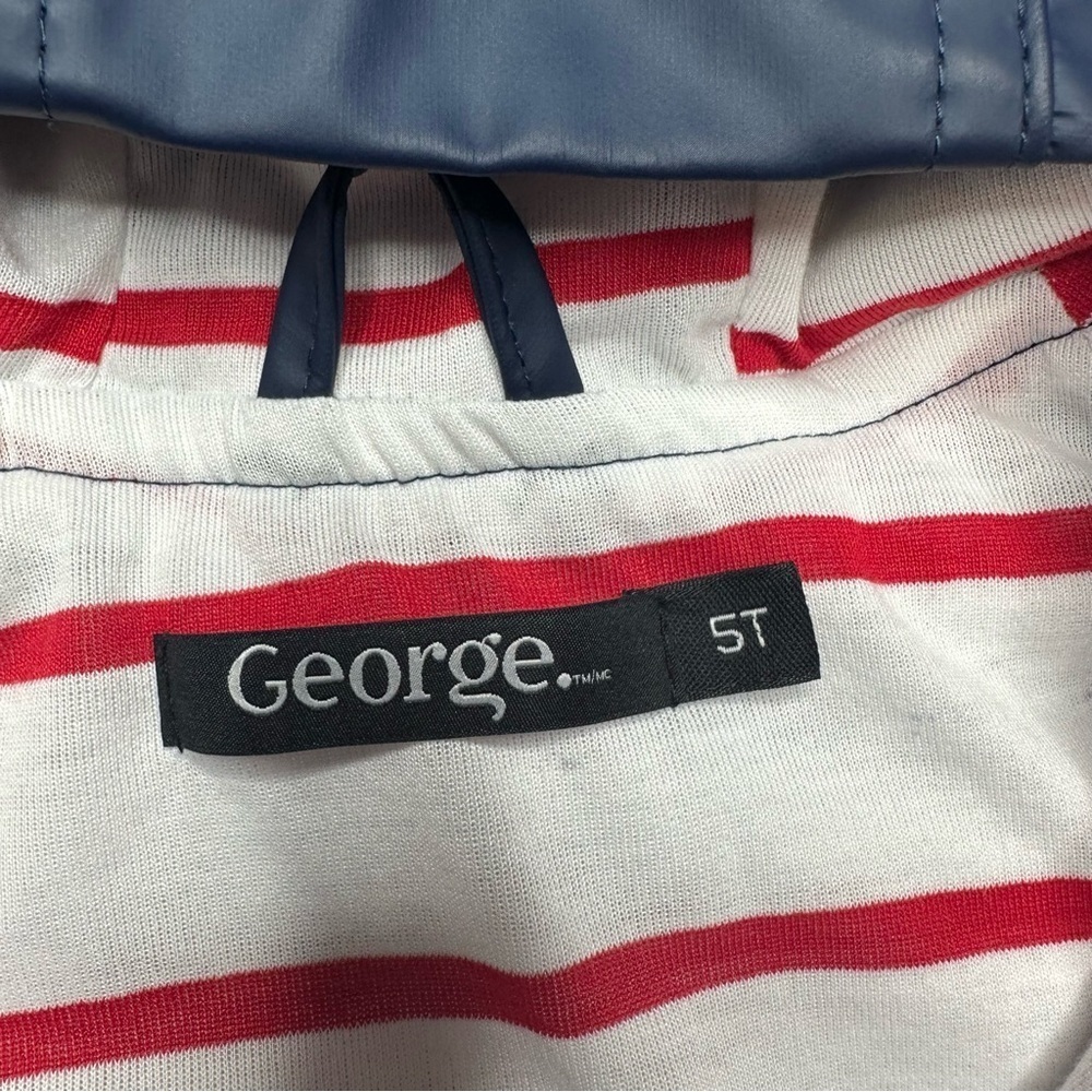 George Raincoat Blue Size 5T - Picture 8 of 16